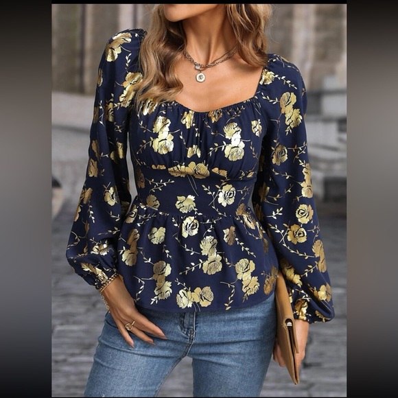 8 SHEIN Blouses Size Large Bundle $126 - Picture 15 of 17